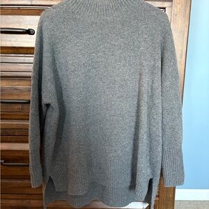 Gray Turtleneck Sweater